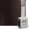 Nails Of The Day gelpolish in de kleur 'Fondant' - donker bruine tint
