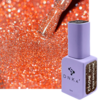 DNKa' Gel Polish Autumn Kiss - Color 0142 - rode glitter tint