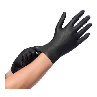 Nitryl Handschoenen - Gloves - Black L