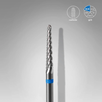  Carbide Nail Drill Bit, &quot;Cone&quot; Blue, Diameter 2.3 Mm / Working Part 14 Mm