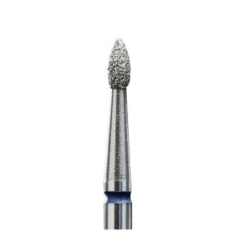  Diamond Nail Drill Bit, Pointed "Bud" , Blue, Head Diameter 1.8 Mm, Working Part 4 Mm