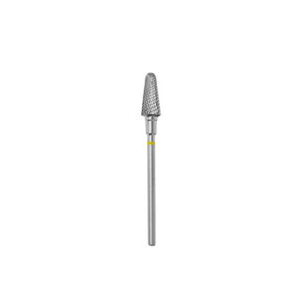 Carbide Nail Drill Bit, &quot;Frustum&quot;, Yellow, Head Diameter 6 Mm / Working Part 14 Mm