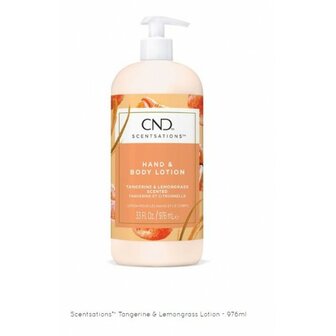 SCENTSATIONS&trade; TANGERINE &amp; LEMONGRASS LOTION - 976ML