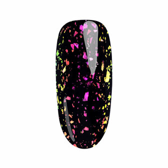 Top Glow Rose Aurora Flakes  - NEONAIL