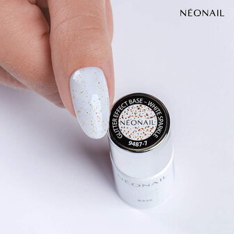 Glitter Effect Base - White Sparkle - NEONAIL