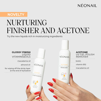 Glossy Finish Liquid Vitamins&amp;Oils - NEONAIL