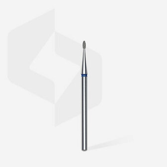Diamond nail drill bit rounded bud blue head EXPERT diameter 1,2 mm 