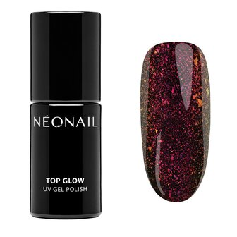 Top Glow Pink Aurora Flakes - NEONAIL