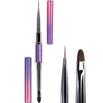 Brush &quot;DNKa&quot; - Liner+Gel Brush -  2 in1 