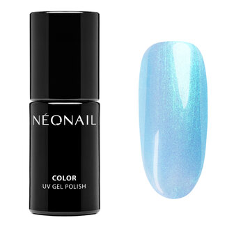 Gelpolish in de kleur &#039;Shimmering Waves&#039; - blauwe zomerse tint van NEONAIL