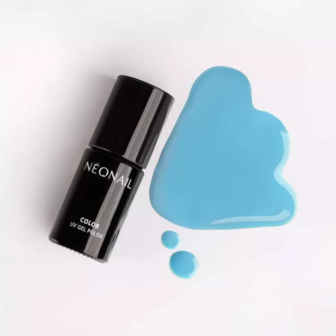Gelpolish in de kleur &#039;Dive Into Blue&#039; - zomerse blauwe tint van NEONAIL
