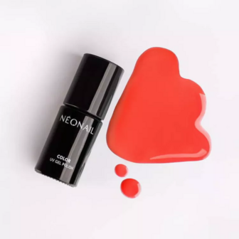 NEONAIL gelpolish kleur Glowing Coral - rode zomer tint