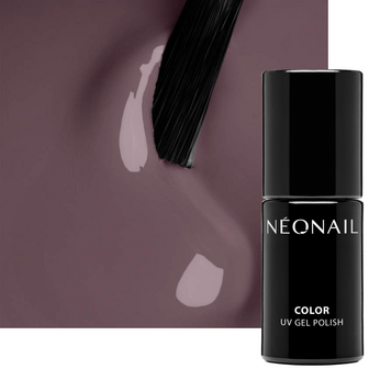 gelpolish in de kleur &#039;Soo Cosy&#039; van NEONAIL -  donker paarse tint