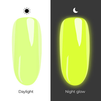 gelpolish in de kleur &#039;Luminous Beats&#039; -gele zomerse tint van NEONAIL