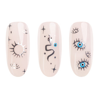 Nailart Sticker - Boho Silver