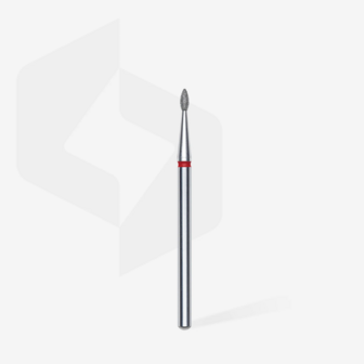Diamond nail drill bit drop red head EXPERT diameter 1,6 mm