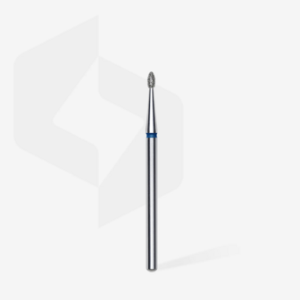 Diamond nail drill bit rounded bud blue head EXPERT diameter 1,6 mm