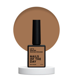 Let&#039;s special Mocha Mouss Gelpolish NOTD - bruine tint