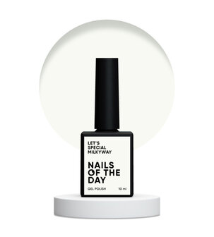 Let&#039;s special Milkyway Gelpolish NOTD - witte tint