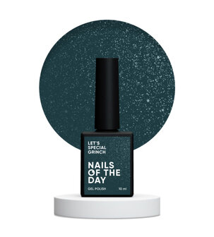Let&#039;s special Grinch Gelpolish NOTD - donker groene tint