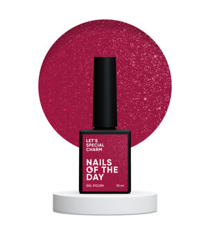 Let&#039;s special Charm Gelpolish NOTD - donker rode tint