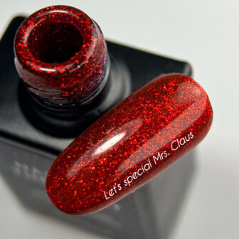 Let&#039;s special Mrs. Claus Gelpolish NOTD - rode tint
