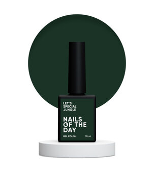 Let&#039;s special Jungle Gelpolish NOTD - donker groene tint