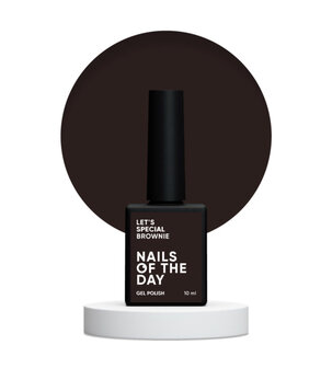 Let&#039;s special Brownie Gelpolish NOTD - bruine tint