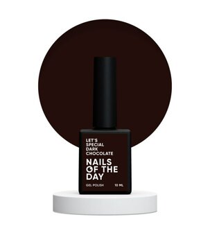 Let&#039;s special Dark Chocolate Gelpolish NOTD