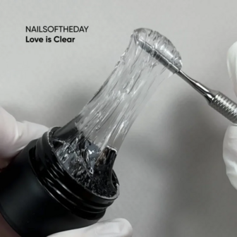 NOTD  Love Is Clear - gel for figurines 
