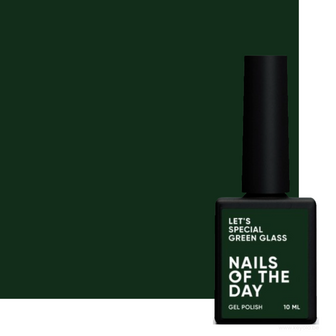 Let&#039;s special Green Glass Gelpolish NOTD
