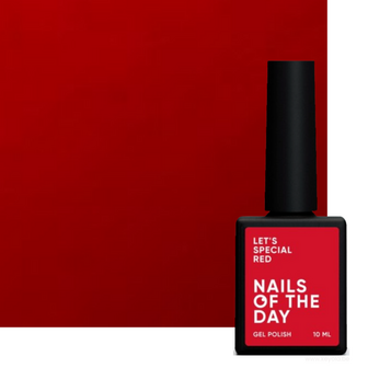 Let&#039;s special Red Gelpolish NOTD