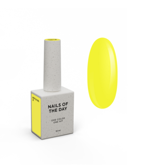Bottle Gel 27 van het merk Nails Of The Day - gele tint