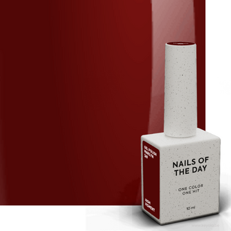 Let&#039;s special Marilyn Gelpolish NOTD - donker rode tint