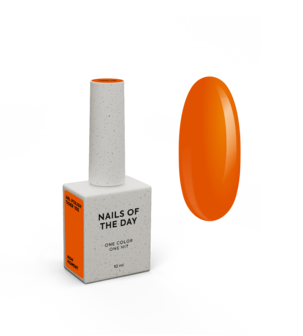 gelpolish in de kleur &#039;tiger&#039; van het merk Nails Of The Day - oranje tint