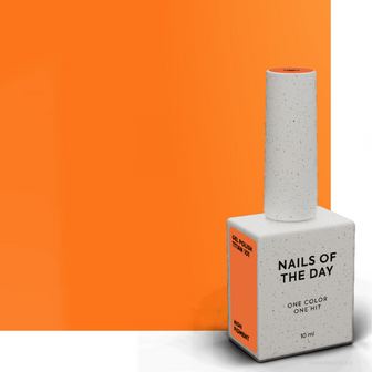 gelpolish in de kleur &#039;gelpolish in de kleur &#039;tiger&#039; van het merk Nails Of The Day - oranje tint&#039; van het m