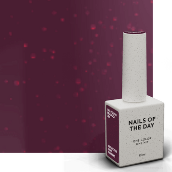 gelpolish in de kleur &#039;Bellucci&#039; van het merk Nails Of The Day - donker rode tint