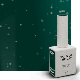 gelpolish in de kleur &#039;Kevin&#039; van het merk Nails Of The Day- groene gellak tint met glitters