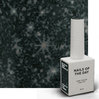 gelpolish in de kleur &#039;green mexican&#039; van het merk Nails Of The Day - groene glitter gellak tint