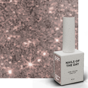 gelpolish in de tint &#039;Margarita&#039; van het merk Nails Of The Day&#039; - glitter tint