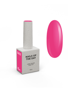 gelpolish in het kleur &#039;Barbie&#039; - roze gellak tint