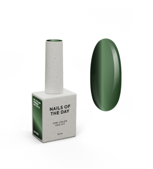 gelpolish in de kleur &#039;Korean Cat Eye 17&#039; van het merk Nails Of The Day - groene tint