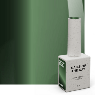 gelpolish in de kleur &#039;Korean Cat Eye 17&#039; van het merk Nails Of The Day - groene tint