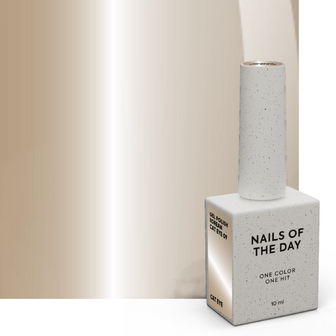 gelpolish in de kleur &#039;Korean cat eye 09 &#039; van het merk Nails Of The Day - gouden tint