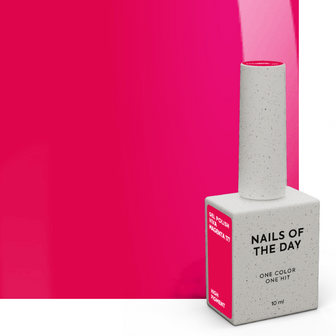 gelpolish in de kleur &amp;#x0027;viva magenta&amp;#x0027; van het merk Nails Of The Day- roze tint