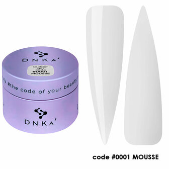 Builder gel mousse DNKa' in de kleur '0001' - doorzichtige tint