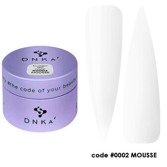builder gel mousse van DNKa' in de kleur '0002' - witte kleur
