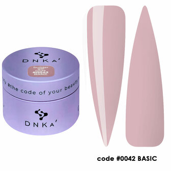Builder gel van DNKa' in de kleur '0042 Basic' - bruine neutrale tint