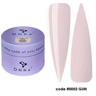 Builder gel ' Builder Gel Light 0002 Gun' van DNKa' - neutrale tint