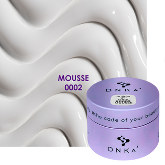 builder gel mousse van DNKa' in de kleur '0002' - witte kleur